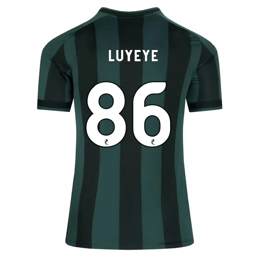 Danxen Mænd Benny-Jackson Luyeye #86 Mørk Skifergrå Sort Udebane Spillertrøjer 2026/27 Trøje T-Shirt