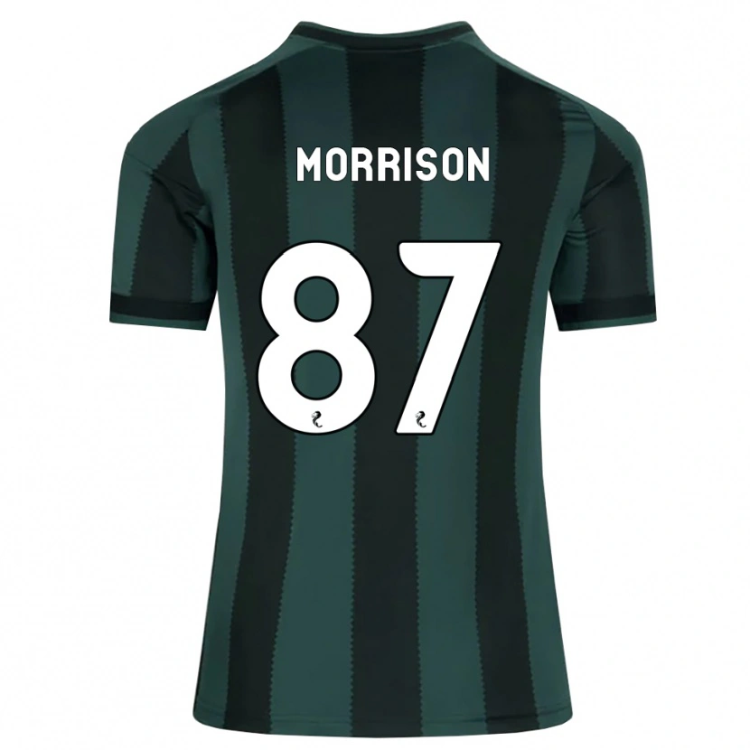 Danxen Mænd Joe Morrison #87 Mørk Skifergrå Sort Udebane Spillertrøjer 2026/27 Trøje T-Shirt