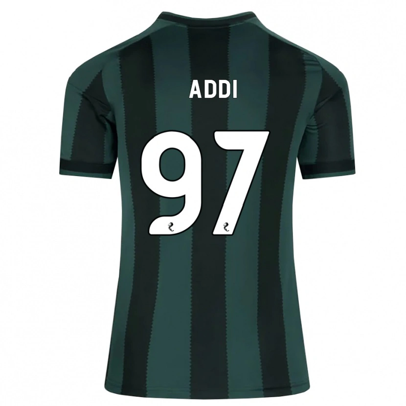 Danxen Mænd Imane Addi #97 Mørk Skifergrå Sort Udebane Spillertrøjer 2026/27 Trøje T-Shirt
