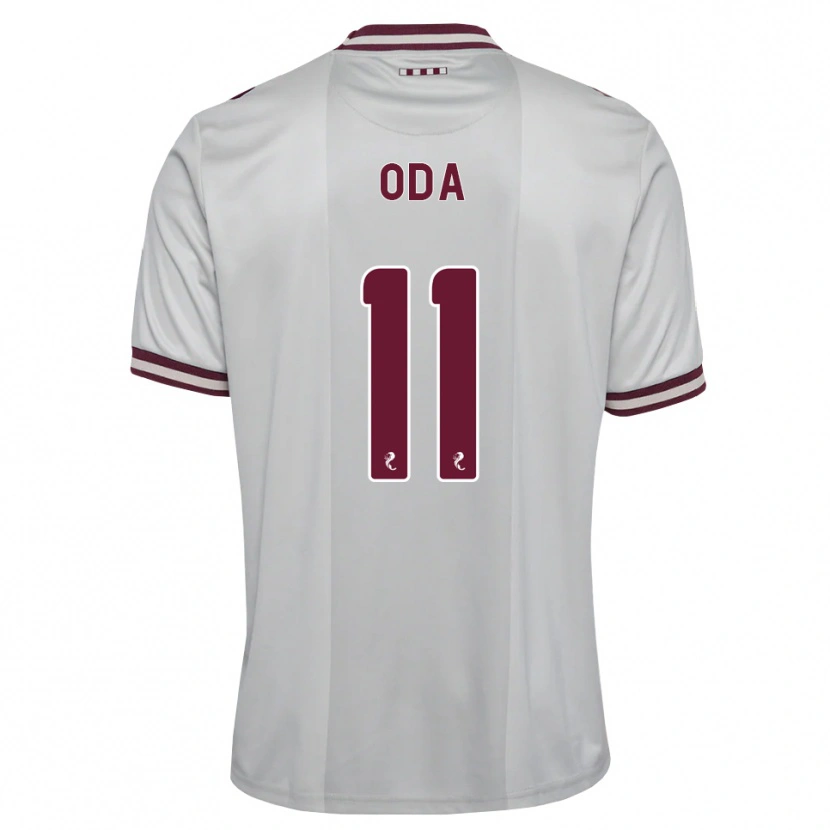 Danxen Mænd Yutaro Oda #11 Hvid Bordeaux Udebane Spillertrøjer 2026/27 Trøje T-Shirt