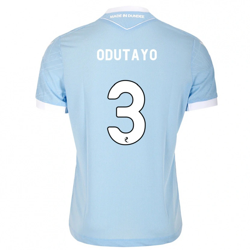 Danxen Mænd Idris Odutayo #3 Lys Himmelblå Hvid Udebane Spillertrøjer 2026/27 Trøje T-Shirt