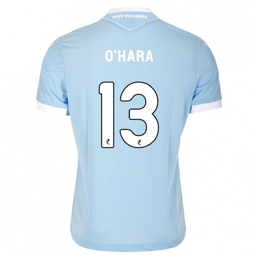 Danxen Mænd Kieran O'hara #13 Lys Himmelblå Hvid Udebane Spillertrøjer 2026/27 Trøje T-Shirt
