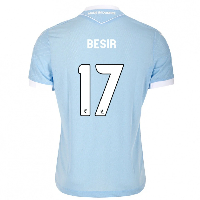 Danxen Mænd Zan Besir #17 Lys Himmelblå Hvid Udebane Spillertrøjer 2026/27 Trøje T-Shirt