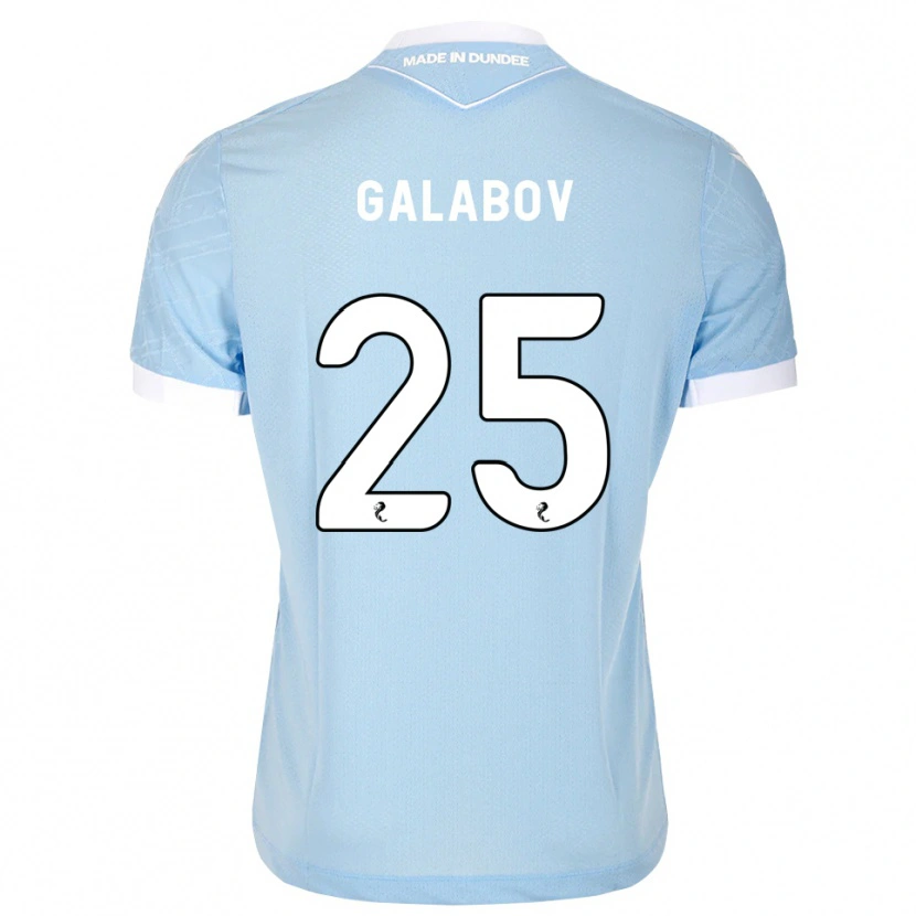 Danxen Mænd Plamen Galabov #25 Lys Himmelblå Hvid Udebane Spillertrøjer 2026/27 Trøje T-Shirt