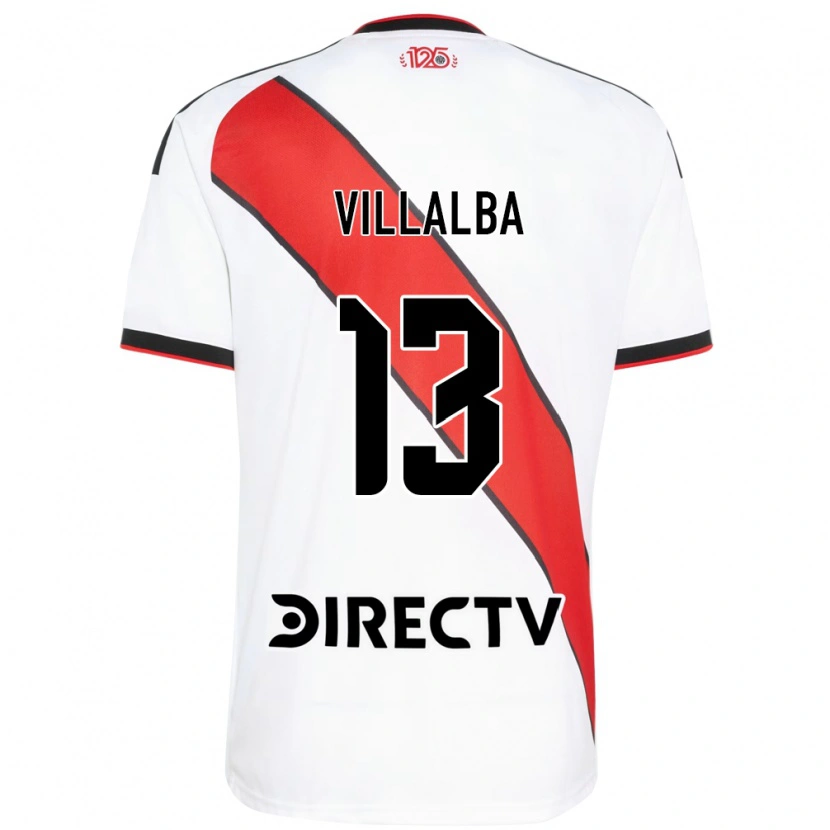 Danxen Kvinder Jonathan Villalba #13 Rød Hvid Sort Hjemmebane Spillertrøjer 2026/27 Trøje T-Shirt