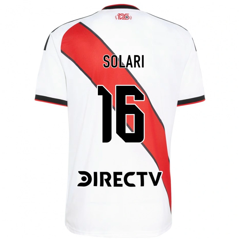 Danxen Kvinder Juan Solari #16 Rød Hvid Sort Hjemmebane Spillertrøjer 2026/27 Trøje T-Shirt