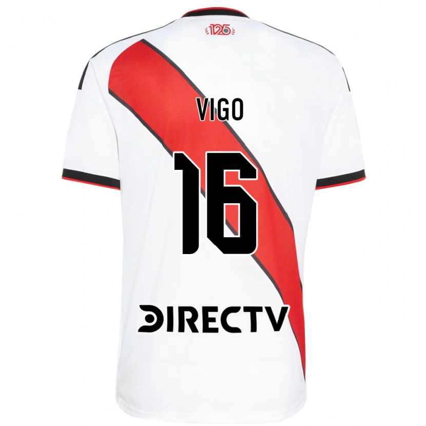 Danxen Kvinder Alex Vigo #16 Rød Hvid Sort Hjemmebane Spillertrøjer 2026/27 Trøje T-Shirt