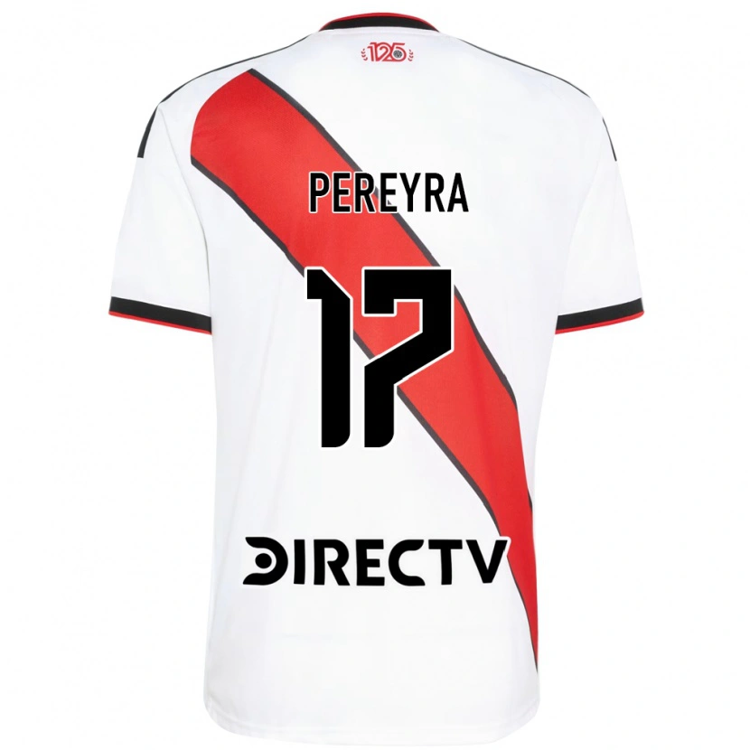 Danxen Kvinder Gonzalo Pereyra #17 Rød Hvid Sort Hjemmebane Spillertrøjer 2026/27 Trøje T-Shirt