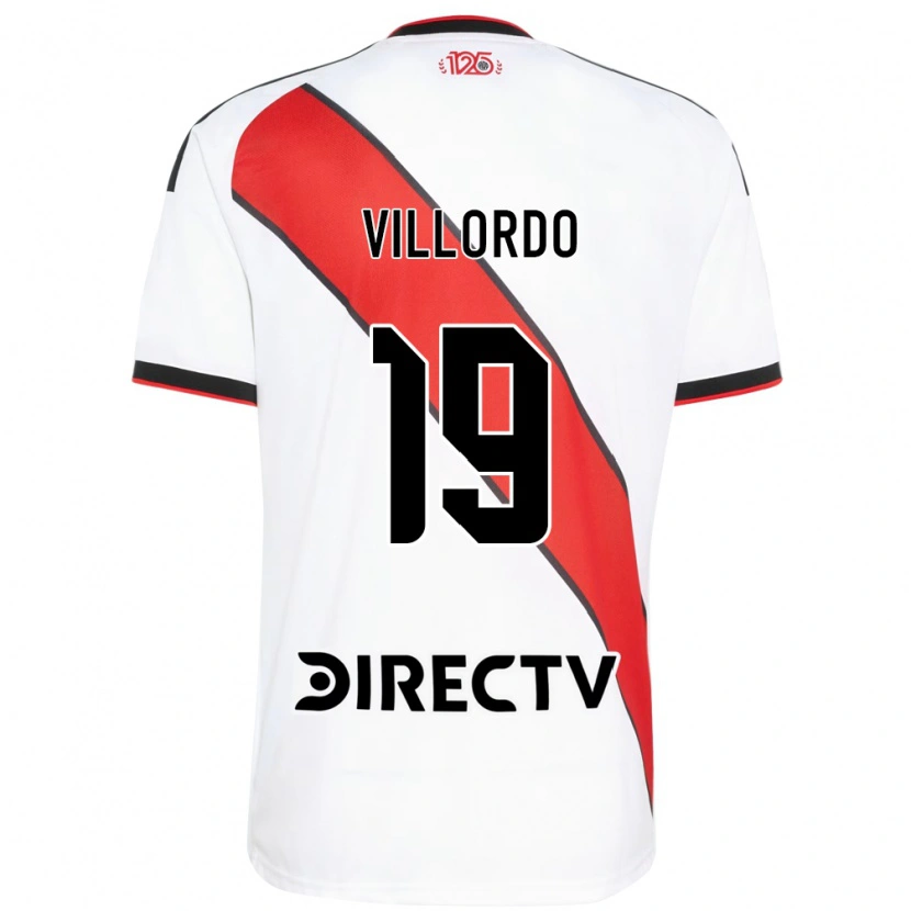 Danxen Kvinder Juan Villordo #19 Rød Hvid Sort Hjemmebane Spillertrøjer 2026/27 Trøje T-Shirt