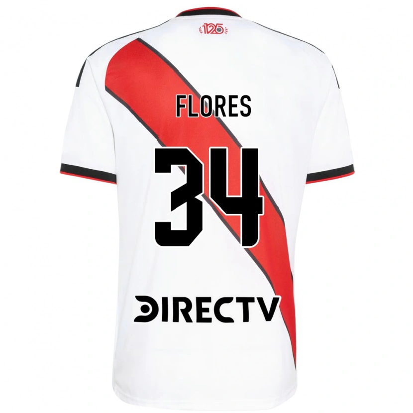 Danxen Kvinder Brenda Flores #34 Rød Hvid Sort Hjemmebane Spillertrøjer 2026/27 Trøje T-Shirt