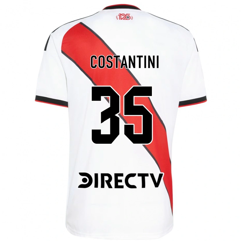Danxen Kvinder Giorgio Costantini #35 Rød Hvid Sort Hjemmebane Spillertrøjer 2026/27 Trøje T-Shirt