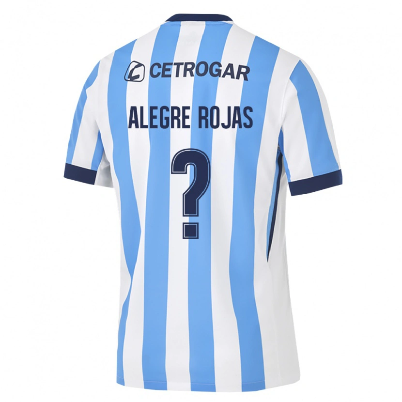 Danxen Kvinder Gerardo Alegre Rojas #0 Lyseblå Hvid Sort Hjemmebane Spillertrøjer 2026/27 Trøje T-Shirt