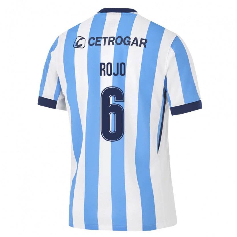 Danxen Kvinder Marcos Rojo #6 Lyseblå Hvid Sort Hjemmebane Spillertrøjer 2026/27 Trøje T-Shirt