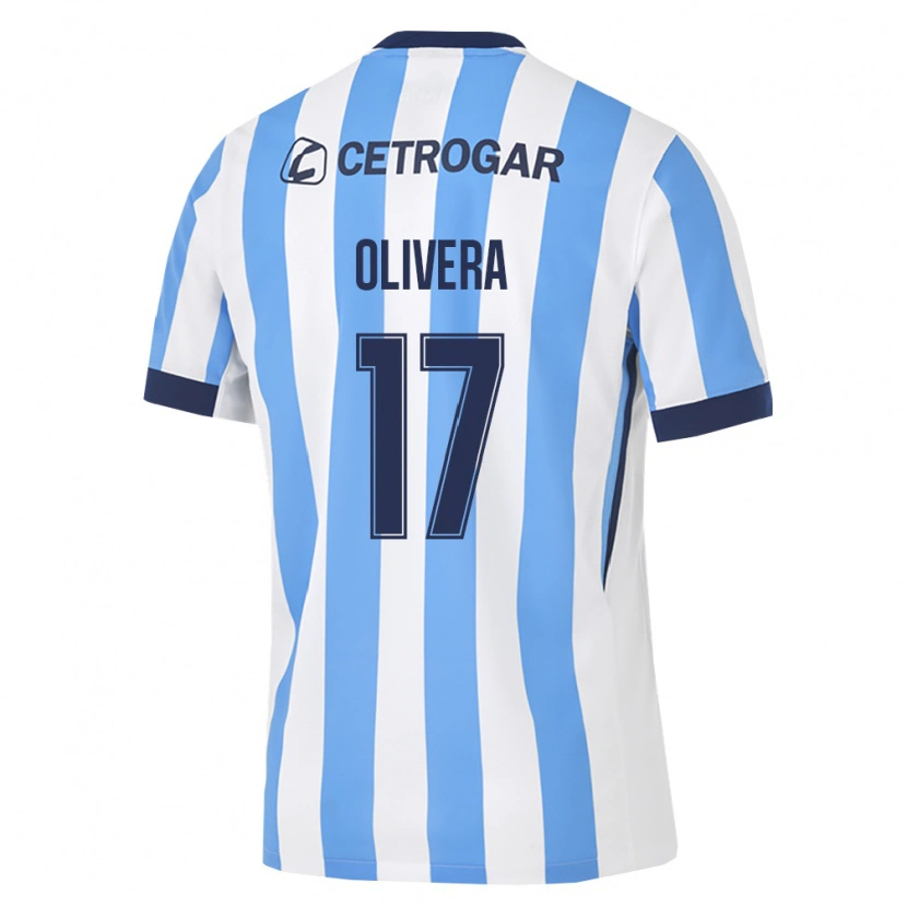 Danxen Kvinder Nazareno Olivera #17 Lyseblå Hvid Sort Hjemmebane Spillertrøjer 2026/27 Trøje T-Shirt