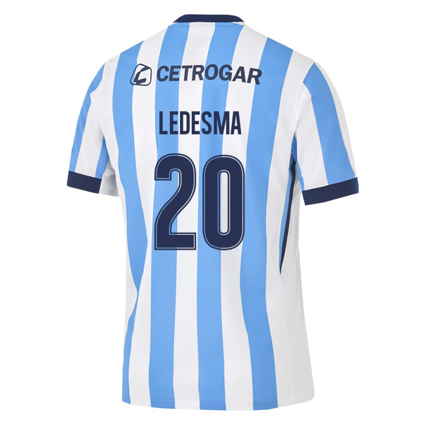 Danxen Kvinder Candela Ledesma #20 Lyseblå Hvid Sort Hjemmebane Spillertrøjer 2026/27 Trøje T-Shirt