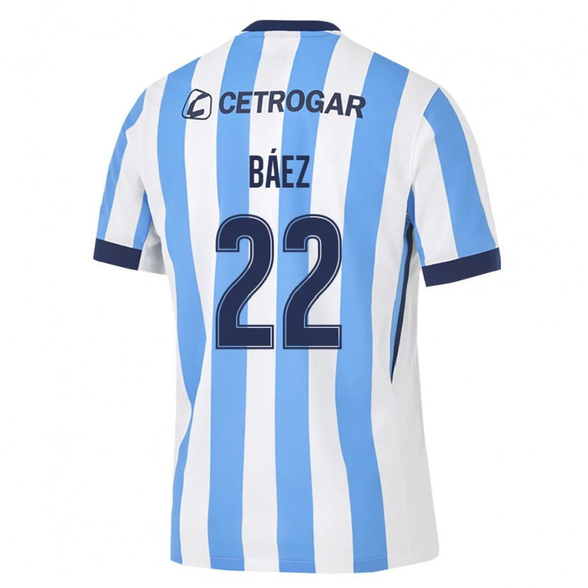 Danxen Kvinder Santino Báez #22 Lyseblå Hvid Sort Hjemmebane Spillertrøjer 2026/27 Trøje T-Shirt