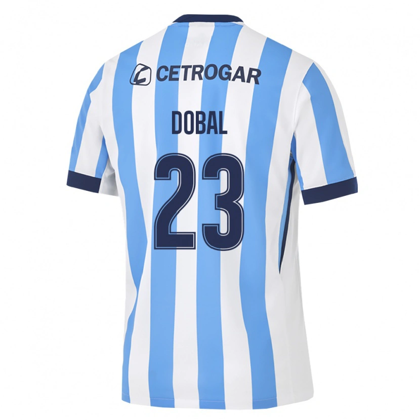 Danxen Kvinder Joaquín Dobal #23 Lyseblå Hvid Sort Hjemmebane Spillertrøjer 2026/27 Trøje T-Shirt