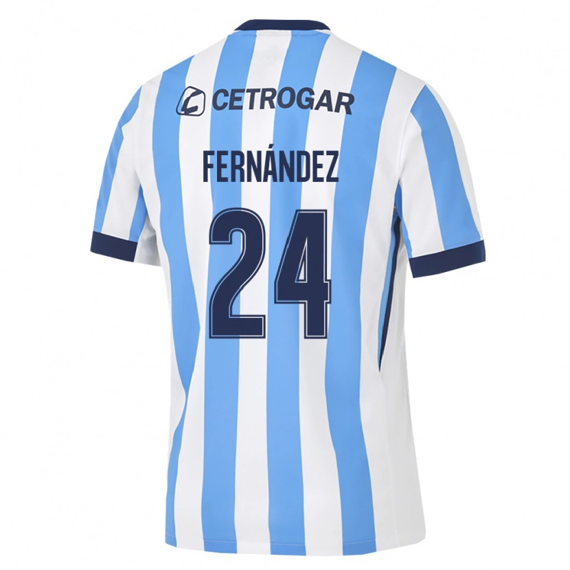 Danxen Kvinder Adrián Fernández #24 Lyseblå Hvid Sort Hjemmebane Spillertrøjer 2026/27 Trøje T-Shirt