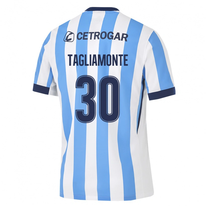 Danxen Kvinder Matías Tagliamonte #30 Lyseblå Hvid Sort Hjemmebane Spillertrøjer 2026/27 Trøje T-Shirt