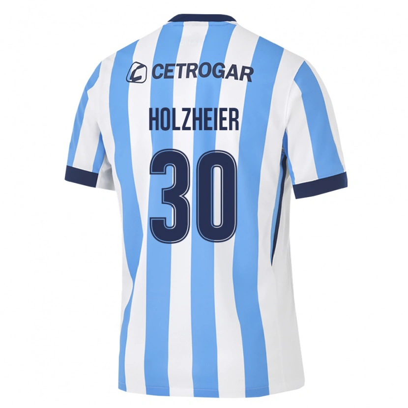 Danxen Kvinder Agostina Holzheier #30 Lyseblå Hvid Sort Hjemmebane Spillertrøjer 2026/27 Trøje T-Shirt