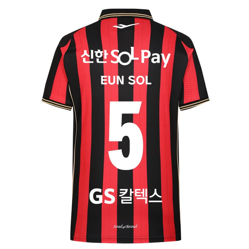 Danxen Kvinder Eun-Sol Kim #5 Rød Hvid Sort Hjemmebane Spillertrøjer 2026/27 Trøje T-Shirt