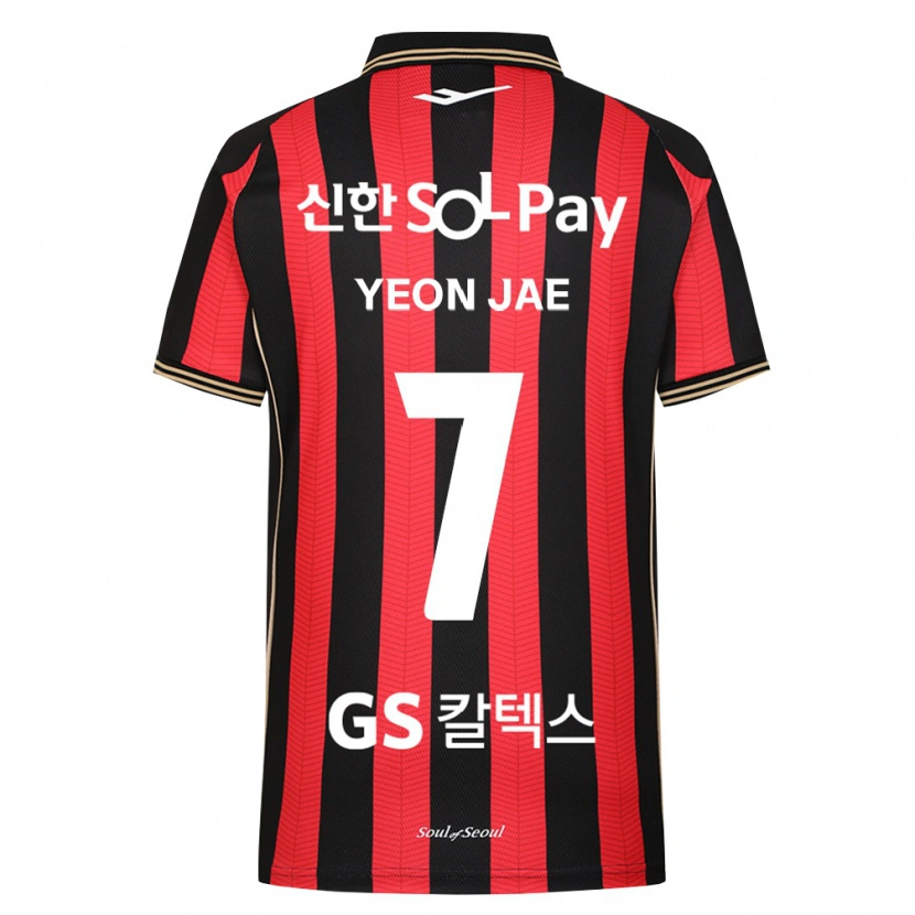 Danxen Kvinder Yeon-Jae Jung #7 Rød Hvid Sort Hjemmebane Spillertrøjer 2026/27 Trøje T-Shirt