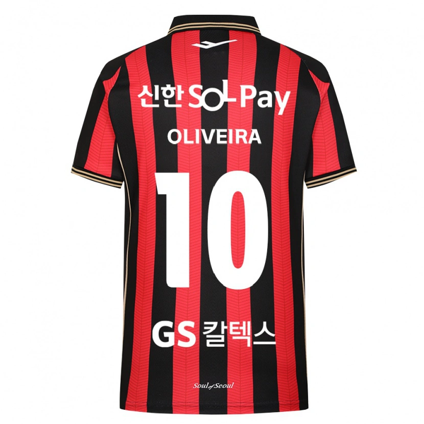 Danxen Kvinder Anderson Oliveira #10 Rød Hvid Sort Hjemmebane Spillertrøjer 2026/27 Trøje T-Shirt