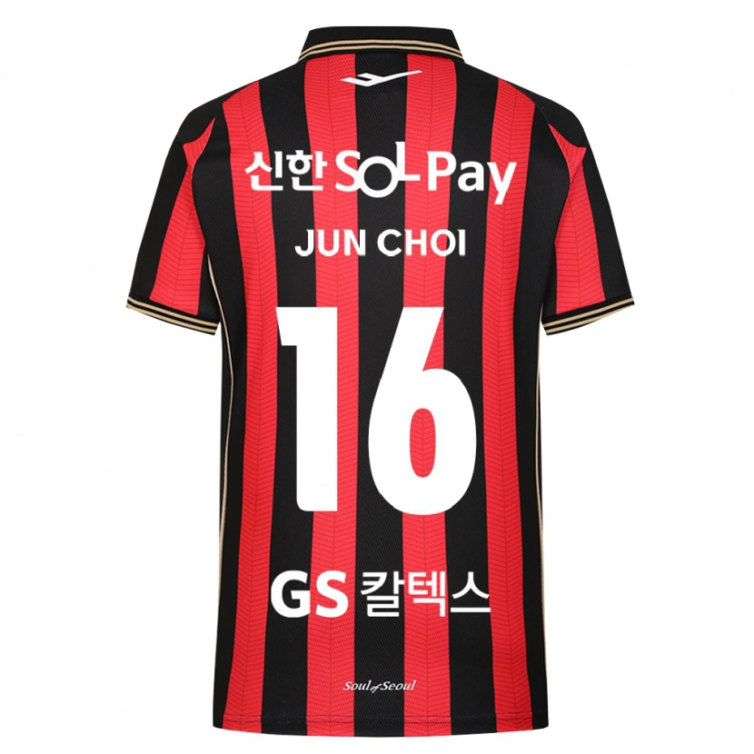 Danxen Kvinder Jun Choi #16 Rød Hvid Sort Hjemmebane Spillertrøjer 2026/27 Trøje T-Shirt