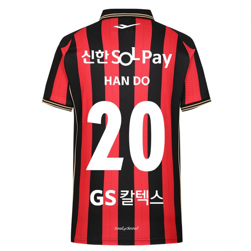 Danxen Kvinder Han-Do Lee #20 Rød Hvid Sort Hjemmebane Spillertrøjer 2026/27 Trøje T-Shirt