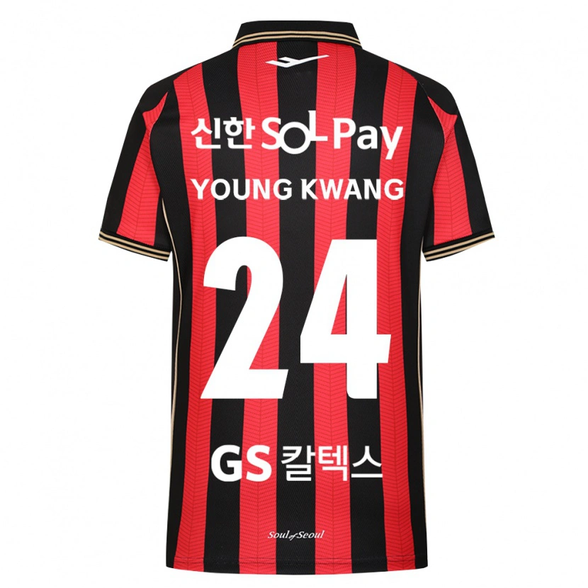 Danxen Kvinder Young-Kwang Cho #24 Rød Hvid Sort Hjemmebane Spillertrøjer 2026/27 Trøje T-Shirt