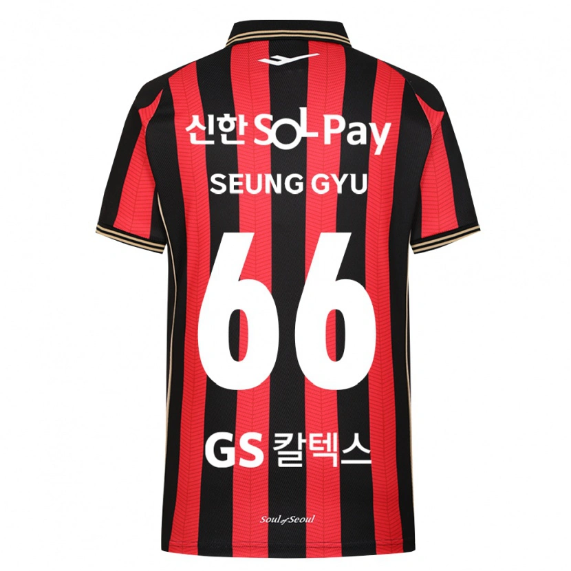 Danxen Kvinder Seung-Gyu Han #66 Rød Hvid Sort Hjemmebane Spillertrøjer 2026/27 Trøje T-Shirt