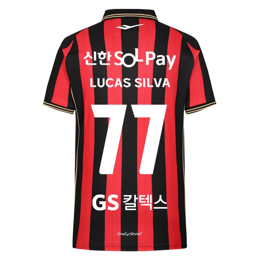 Danxen Kvinder Lucas Silva #77 Rød Hvid Sort Hjemmebane Spillertrøjer 2026/27 Trøje T-Shirt