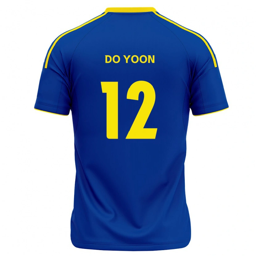 Danxen Kvinder Do-Yoon Tae #12 Kongelig Blå Gul Hjemmebane Spillertrøjer 2026/27 Trøje T-Shirt