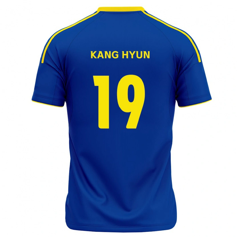 Danxen Kvinder Kang-Hyun Park #19 Kongelig Blå Gul Hjemmebane Spillertrøjer 2026/27 Trøje T-Shirt