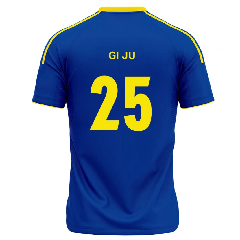 Danxen Kvinder Gi-Ju Kwon #25 Kongelig Blå Gul Hjemmebane Spillertrøjer 2026/27 Trøje T-Shirt