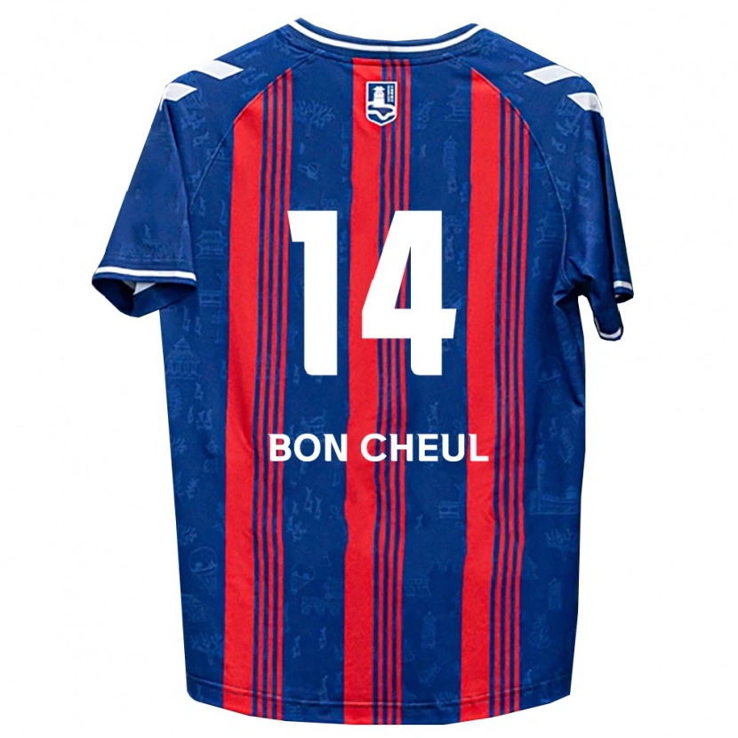 Danxen Kvinder Bon-Cheul Goo #14 Blå Rød Hvid Hjemmebane Spillertrøjer 2026/27 Trøje T-Shirt