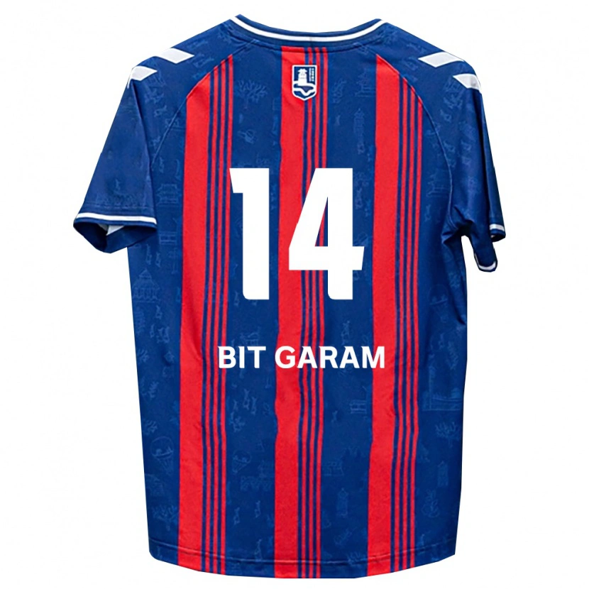 Danxen Kvinder Bit-Garam Yoon #14 Blå Rød Hvid Hjemmebane Spillertrøjer 2026/27 Trøje T-Shirt