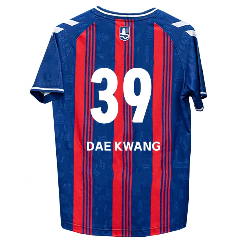 Danxen Kvinder Dae-Kwang Lee #39 Blå Rød Hvid Hjemmebane Spillertrøjer 2026/27 Trøje T-Shirt
