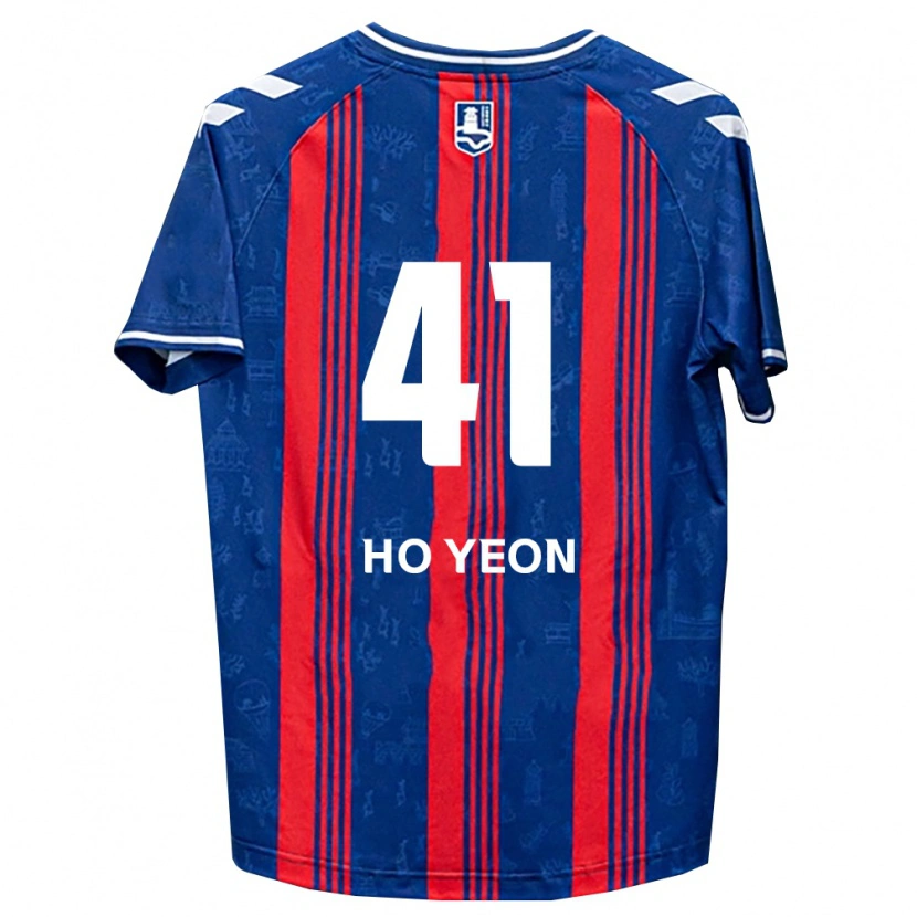 Danxen Kvinder Ho-Yeon Joo #41 Blå Rød Hvid Hjemmebane Spillertrøjer 2026/27 Trøje T-Shirt
