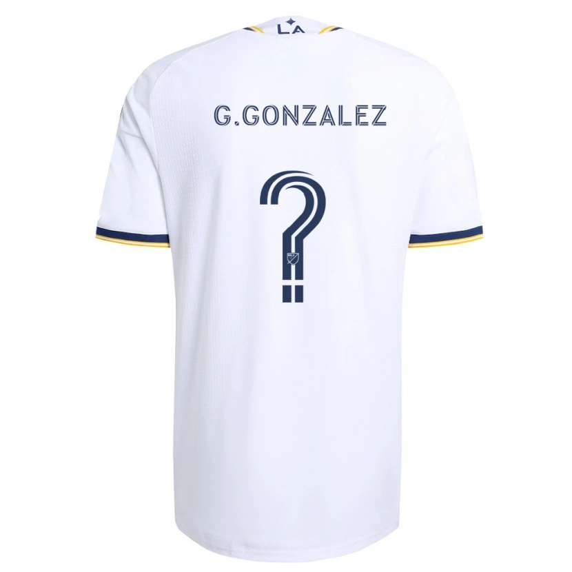 Danxen Kvinder Gustavo Gonzalez #0 Blå Gul Og Hvid Hjemmebane Spillertrøjer 2026/27 Trøje T-Shirt