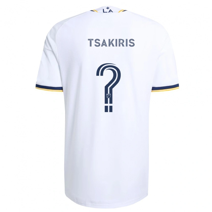 Danxen Kvinder Mateo Tsakiris #0 Blå Gul Og Hvid Hjemmebane Spillertrøjer 2026/27 Trøje T-Shirt
