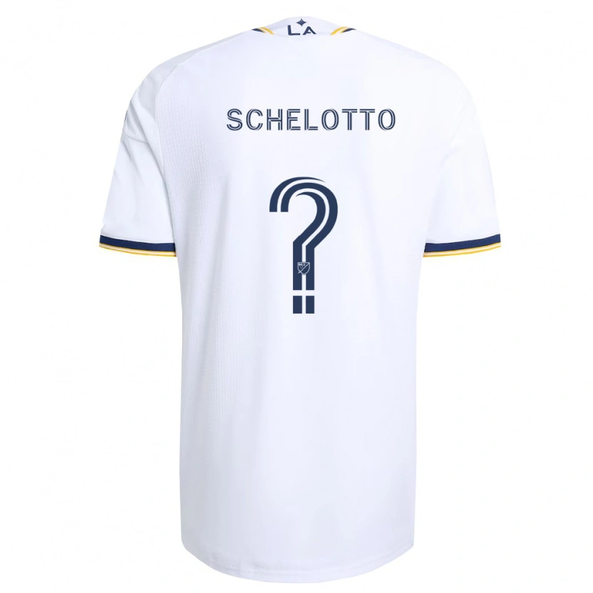 Danxen Kvinder Nicolas Barros Schelotto #0 Blå Gul Og Hvid Hjemmebane Spillertrøjer 2026/27 Trøje T-Shirt