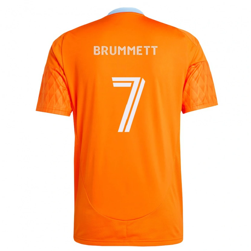 Danxen Kvinder Austin Brummett #7 Orange Hvid Hjemmebane Spillertrøjer 2026/27 Trøje T-Shirt