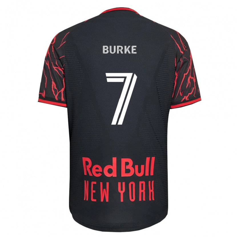 Danxen Kvinder Cory Burke #7 Rød Sort Hvid Hjemmebane Spillertrøjer 2026/27 Trøje T-Shirt