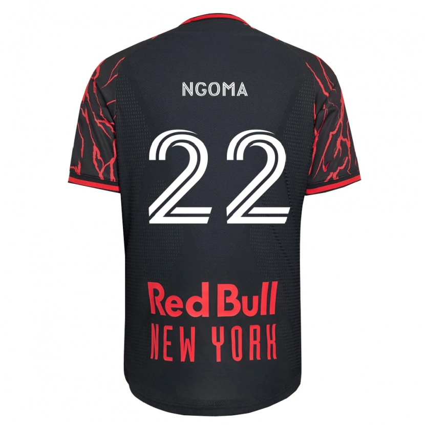 Danxen Kvinder Serge Ngoma #22 Rød Sort Hvid Hjemmebane Spillertrøjer 2026/27 Trøje T-Shirt