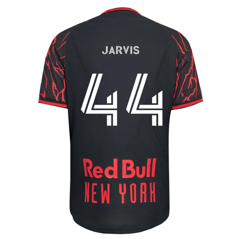 Danxen Kvinder Aiden Jarvis #44 Rød Sort Hvid Hjemmebane Spillertrøjer 2026/27 Trøje T-Shirt