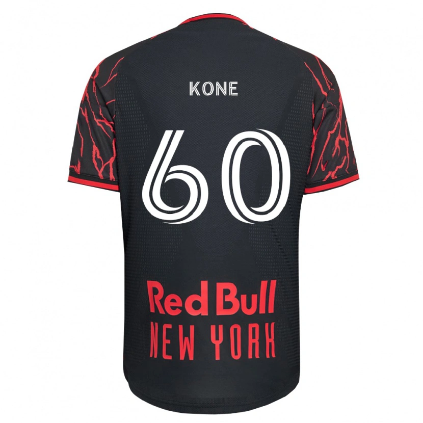 Danxen Kvinder Sekou Kone #60 Rød Sort Hvid Hjemmebane Spillertrøjer 2026/27 Trøje T-Shirt