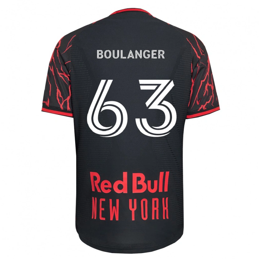 Danxen Kvinder Brady Boulanger #63 Rød Sort Hvid Hjemmebane Spillertrøjer 2026/27 Trøje T-Shirt