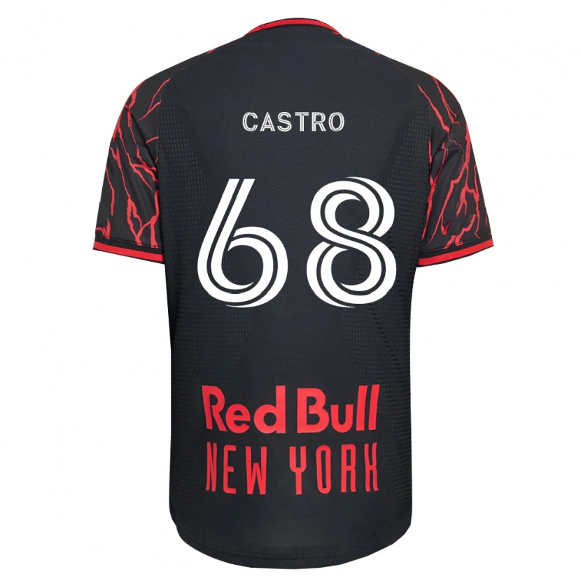 Danxen Kvinder Bradley Castro #68 Rød Sort Hvid Hjemmebane Spillertrøjer 2026/27 Trøje T-Shirt