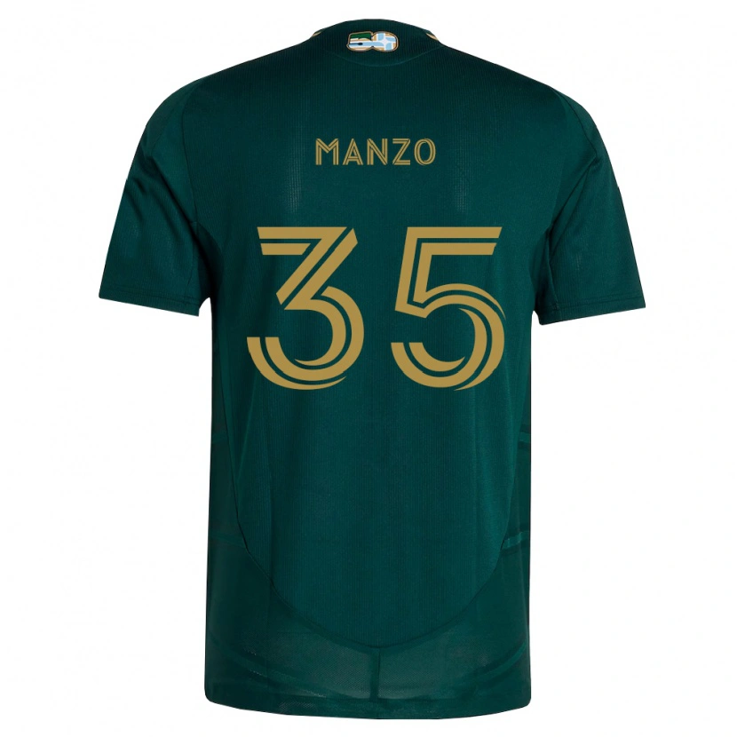 Danxen Kvinder Alexis Manzo #35 Mørkegrøn Brun Hjemmebane Spillertrøjer 2026/27 Trøje T-Shirt